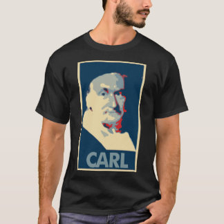 カール・フリードリヒ・ガウスポスター政治パロディ Tシャツ