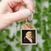 カール・フリードリヒ・ガウス1840年のポートレート キーホルダー (手)