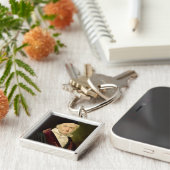 カール・フリードリヒ・ガウス1840年のポートレート キーホルダー (側面)