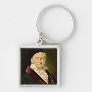 カール・フリードリヒ・ガウス1840年のポートレート キーホルダー