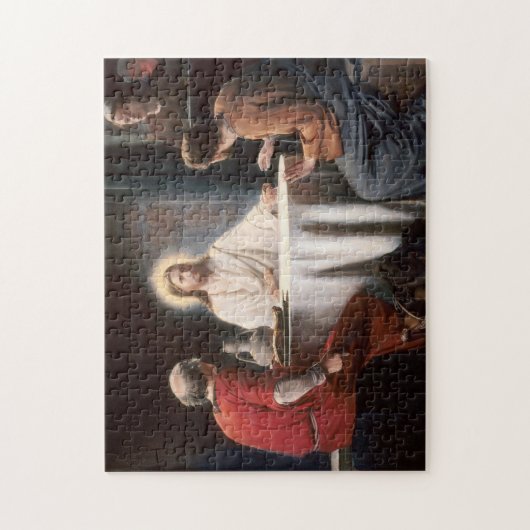 カール·ブロッホがエマウスでの夕食にイエス·キリスト ジグソーパズル (縦)