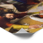 カール・ブロッホで神殿を清めるイエス ポスター (角)