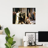 カール・ブロッホによってベテスダで病気を癒すキリスト ポスター (ホームオフィス)