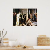 カール・ブロッホによってベテスダで病気を癒すキリスト ポスター (キッチン)