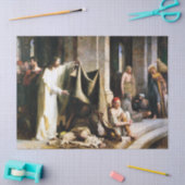 カール・ブロッホによってベテスダで病気を癒すキリスト 薄葉紙 (クラフト)