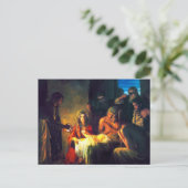 カール・ブロッホによるイエスの誕生 ポストカード (スタンド正面)