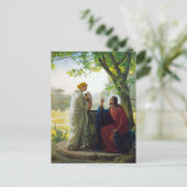 カール・ブロッホによるキリストとサマリア人の女 シーズンポストカード (スタンド正面)