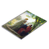 カール・ブロッホによるキリストとサマリア人の女 ノートブック (左側)