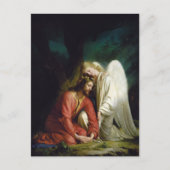 カール・ブロッホによるゲツセマネのキリスト シーズンポストカード (正面)