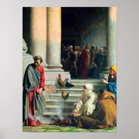 カール・ブロッホによるペテロの否定 ポスター (正面)