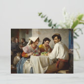 カール・ブロッホによるローマのオステリアで サンキューカード (スタンド正面)