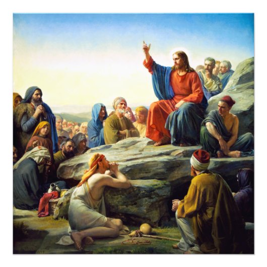 カール・ブロッホによる山上の説教 フォトプリント            (正面)