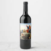 カール・ブロッホによる山上の説教 ワインラベル (正面)