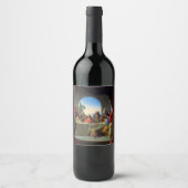 カール・ブロッホによる最後の晩餐 ワインラベル (正面)