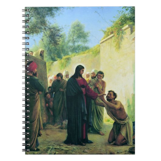 カール・ブロッホによる盲人の癒し ノートブック (正面)