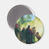 カール・ブロッホによる盲人の癒し マグネット (正面/裏面)