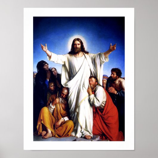 カール・ブロッホによる「慰め」。ファインアートプリント ポスター (正面)