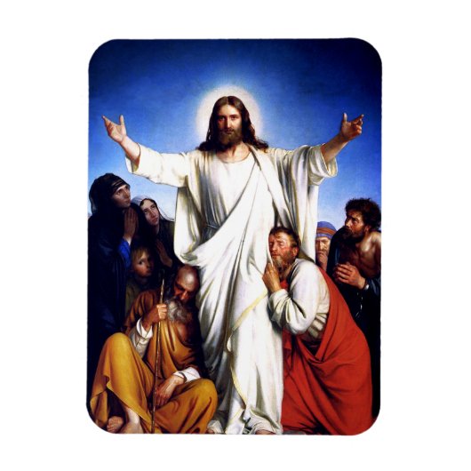 カール・ブロッホによる「慰め」。ファインアート磁石 マグネット (縦)