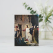 カール・ブロッホ葉書でラザロを育てるイエス ポストカード (スタンド正面)