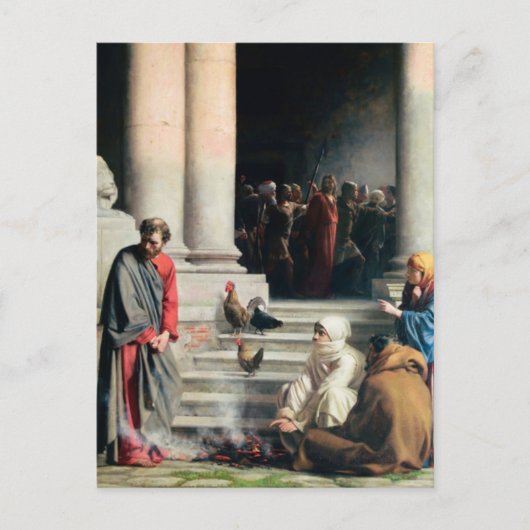 カール・ブロッホ葉書によるピーターの否定 ポストカード (正面)