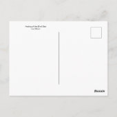 カール・ブロッホ葉書による盲人の癒し ポストカード (裏面)