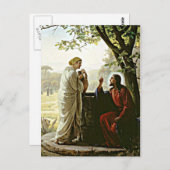 カール・ブロッホ:井戸側の女絵画性 ポストカード (正面/裏面)