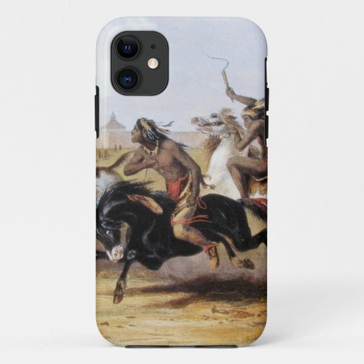 カール・ボドマー - スー族の競馬 Case-Mate iPhoneケース (裏面)
