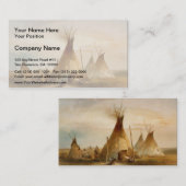 カール·ボドマー·スー·テペ 名刺 (正面/裏面)