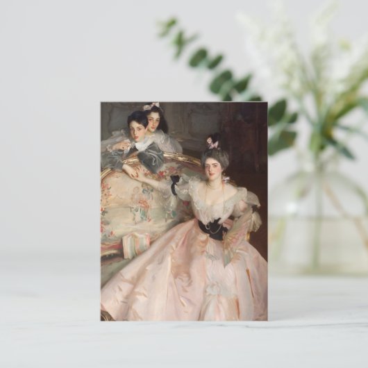 カール・マイヤー夫人と彼女の子供たちは歌手Sargentによって ポストカード (スタンド正面)