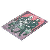 カール・マルクスとフレドリッチが宣言を出す ノートブック (左側)