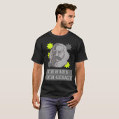 カール・マルクスのモチーフIch hab's dich gesagt資本主義 Tシャツ (正面フル)