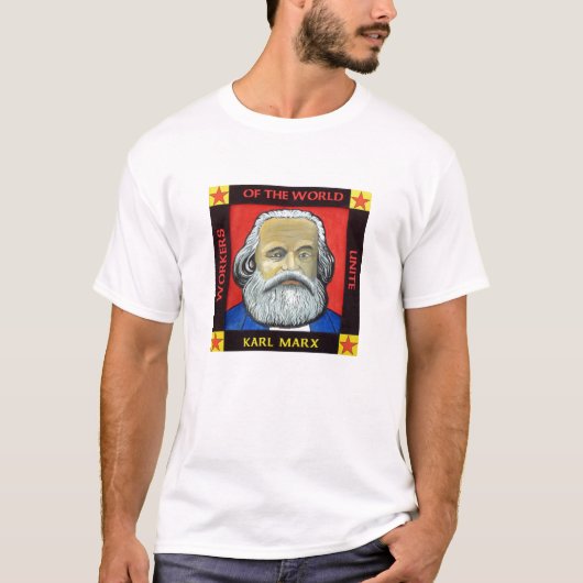 カール・マルクスのTシャツ Tシャツ (正面)