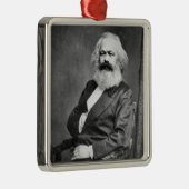 カール・マルクスポートレート（マルクス主義の創始者） メタルオーナメント (右)