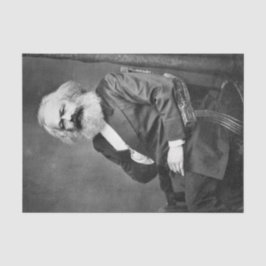 カール・マルクスポートレート（マルクス主義の創始者） 薄葉紙