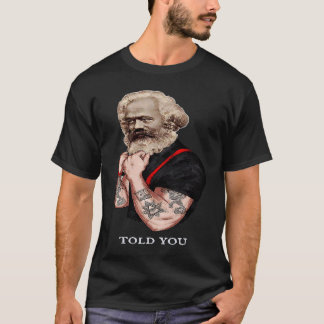 カール・マルクス ポップアート革命 ロックス タトゥー ビンテージ Tシャツ