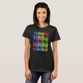 カール・マルクス ポップ革命哲学者教師 Tシャツ (正面フル)