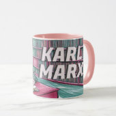 カール・マルクス(マルクス主義の創始者) マグカップ (正面右)