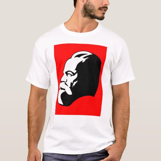 カール・マルクス 共産主義 社会主義 ソ連 Tシャツ (正面)