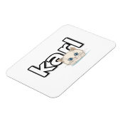 カール・ラガーフェルドへの献上品 マグネット (左側)