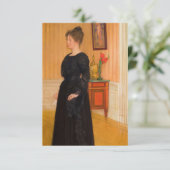 カール・ラルソンによるシネ・ティエル夫人のポートレート サンキューカード (スタンド正面)