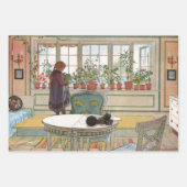 カール・ラルソン氏のスウェーデン美術選考 ラッピングペーパーシート (正面)