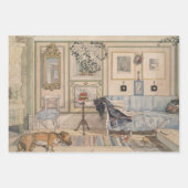 カール・ラルソン氏のスウェーデン美術選考 ラッピングペーパーシート (正面3)