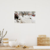 カール・ラルソン野外画家。冬のモチーフ ポスター (キッチン)