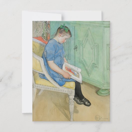 カール・ラルソン – アンナ・ヨハンナ カード (正面)