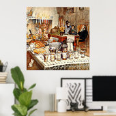 カール・ラルソン：クリスマスイブ詳細、 ポスター (ホームオフィス)