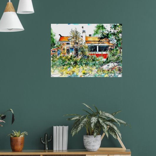 カール・ラルソン – コテージ、 ポスター (リビング1)