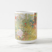 カール・ラルソン – 花の庭のリスベス コーヒーマグカップ (中央)