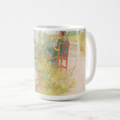 カール・ラルソン – 花の庭のリスベス コーヒーマグカップ (正面右)