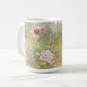カール・ラルソン – 花の庭のリスベス コーヒーマグカップ (正面左)