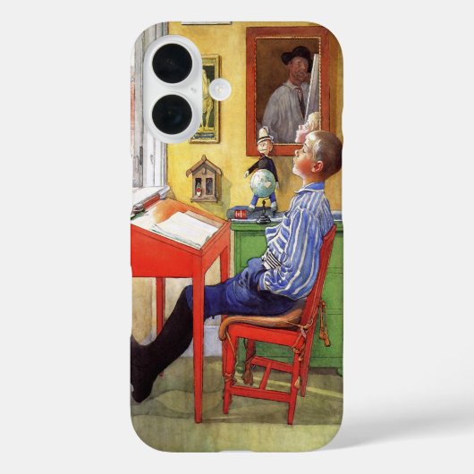 カール・ラーションによる「エスビョルンの宿題」 Case-Mate iPhoneケース (裏面)